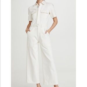 New Citizens of humanity miki white jumpsuit